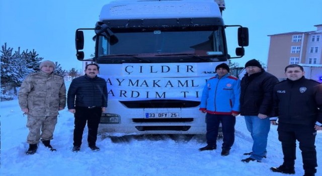 Çıldırdan deprem bölgesine yardım eli