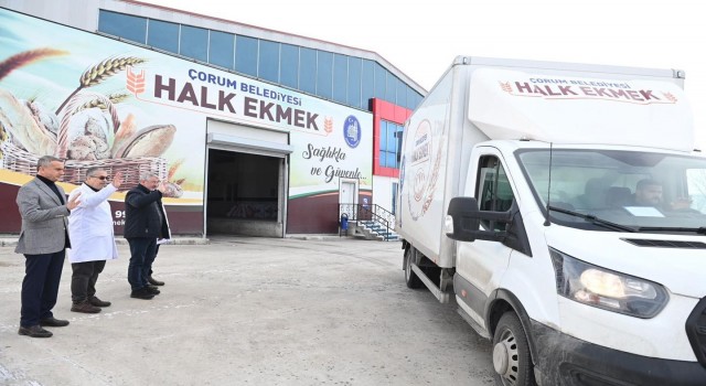 Çorumdan deprem bölgesine her gün 60 bin ekmek gönderilecek