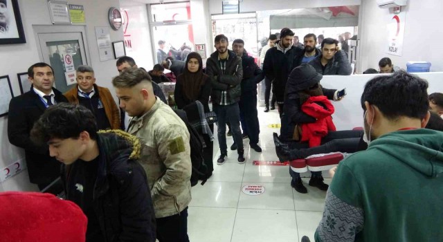 Çorumlular kan bağışı için Kızılaya akın etti