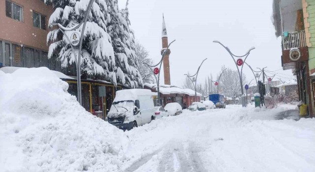 Çukurcada kar kalınlığı 50 santimetreyi geçti