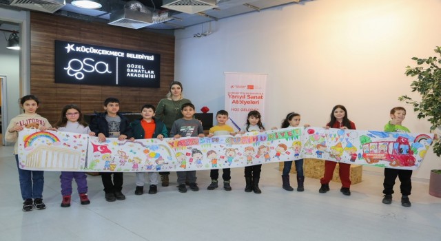 Cumhuriyetin 100. Yılında 100 çocukla sanat atölyeleri