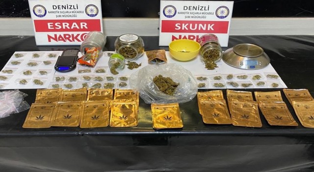 Denizlide 13 zehir taciri tutuklandı