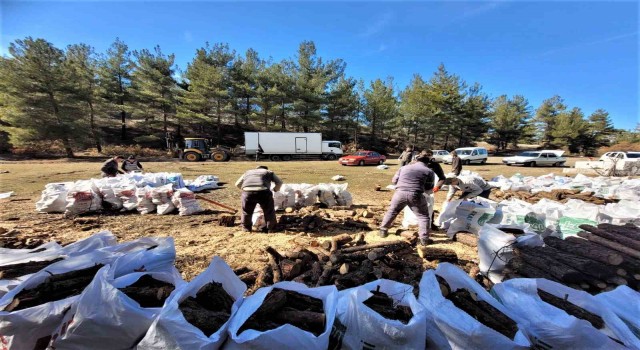 Deprem bölgesine yakacak yardımı