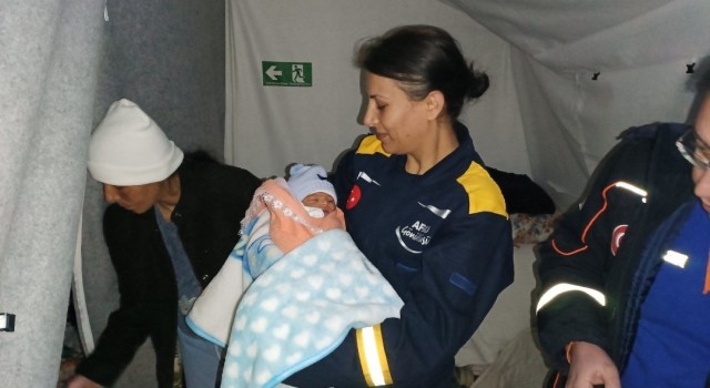 Deprem Çadırında Dünya'ya Gelen "Umut" Bebek