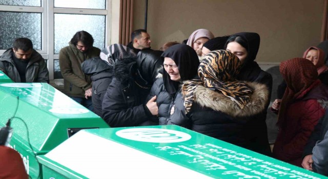Depremde hayatını kaybeden 6 kişi son yolculuğuna uğurlandı