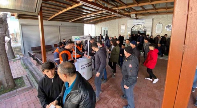 Depremde hayatını kaybeden vatandaşlar için mevlit okutuldu