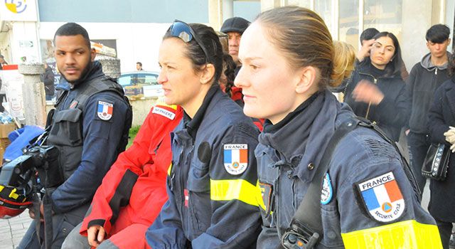 Depremin ikinci günü Fransız kurtarma ekibi Osmaniye’deydi