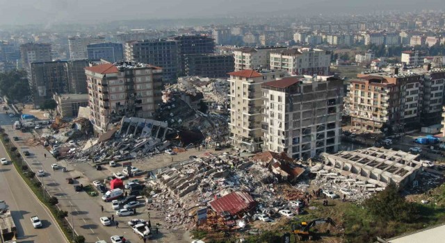 Depremin vurduğu Hatay havadan böyle görüntülendi