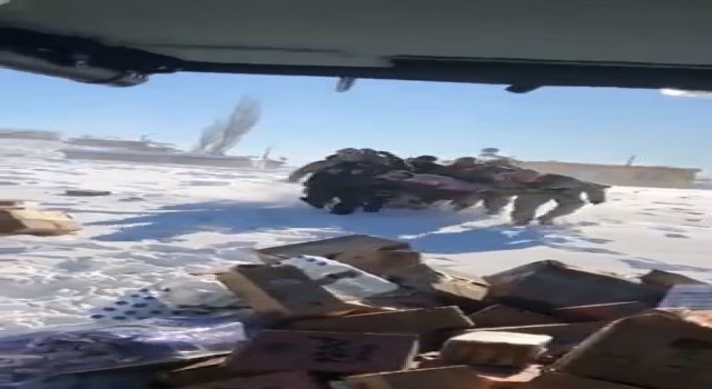 Depremin vurduğu köylerde helikopterle yaralı sevkiyatı