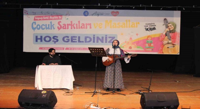 Depremzede çocuklar için “çocuk şarkıları ve masallar” etkinliği