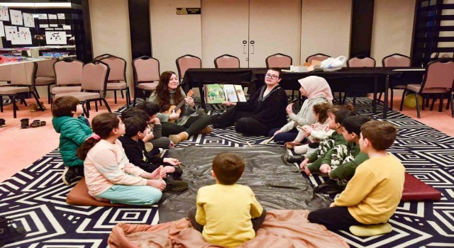 Depremzede çocuklara sanatla ifade etkinliği düzenlendi