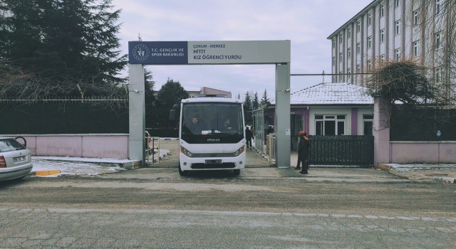 Depremzedeler Çorumdaki yurtlara yerleştirilmeye başlandı