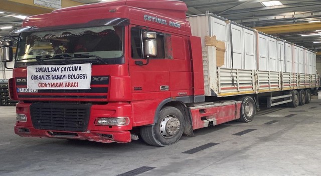 Depremzedeler için OSBden seyyar tuvalet ve duş kabinleri yola çıktı