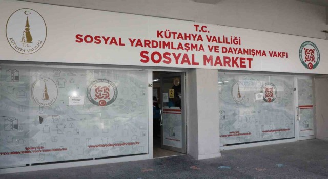 Depremzedeler için Sosyal Market”