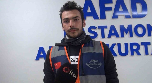 Depremzedelerin yardımına koşan AFAD gönüllüsü Tuncay: Duygusal anlar yaşadık