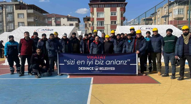 Derince Hatayda tek yürek oldu