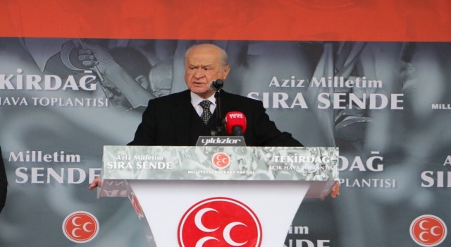 Devlet Bahçeli, altılı masaya ve Kılıçdaroğluna ateş püskürdü