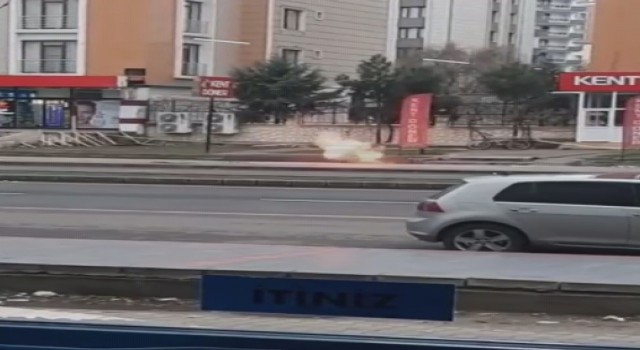 Diyarbakırda şüpheli çanta fünye ile patlatıldı