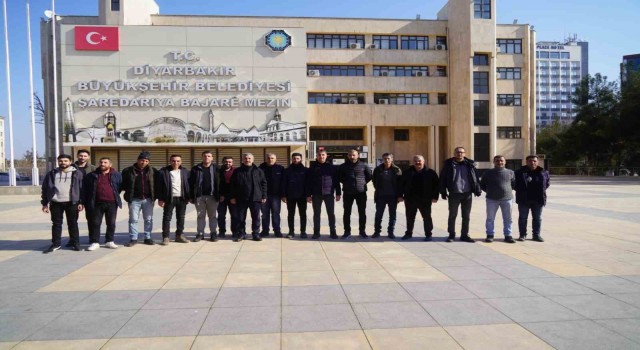 Diyarbakırdan 22 kişilik ekip Hataya hareket etti