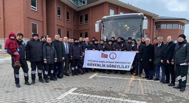 DPÜden deprem bölgesine gıda ve personel desteği