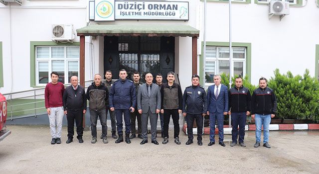 Düziçi Kaymakamı Turgay İlhan, Orman İşletmesi’ni ziyaret etti