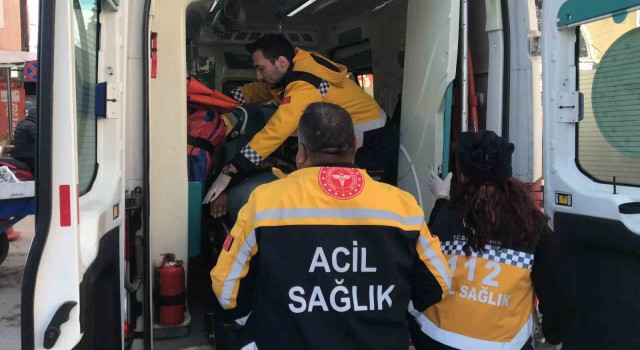 Edirnede motosiklet sürücüsü, çarptığı yayayı yaralı halde bırakıp kaçtı