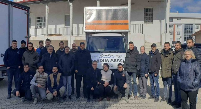 Edremit Ticaret Odası yardım faaliyetlerini aralıksız devam ettiriyor