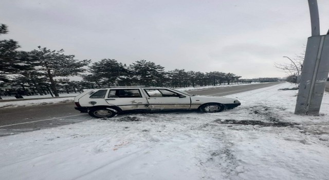 Elazığda trafik kazası: 1 yaralı