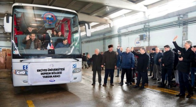 ERÜ, deprem bölgesine 14 kişiden oluşan ikinci sağlık ekibini gönderdi