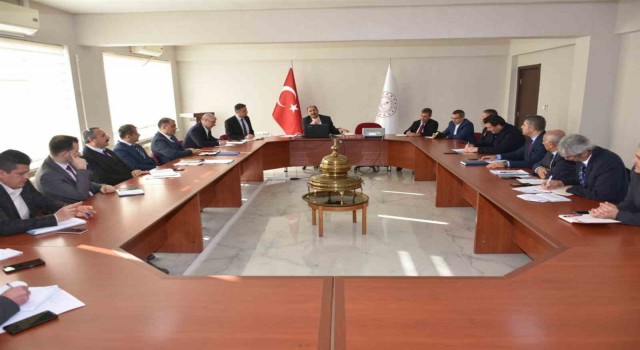 Erzincanda İlçe Milli Eğitim Müdürleri toplantısı yapıldı