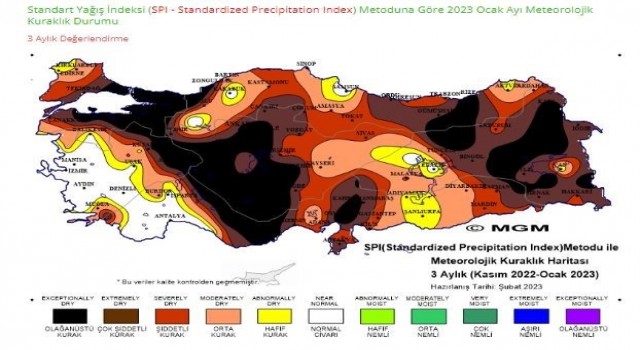 Eskişehir çok şiddetli kuraklık tehlikesi altında