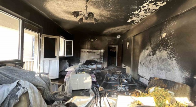 Eskişehirde ev yangını, 1 ölü