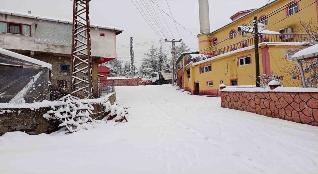 Etkisini sürdüren kar 17 köy yolunu kapadı