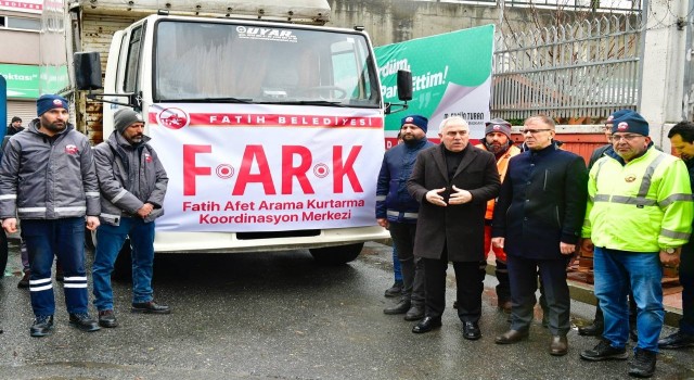 Fatihten deprem bölgesine yardım eli