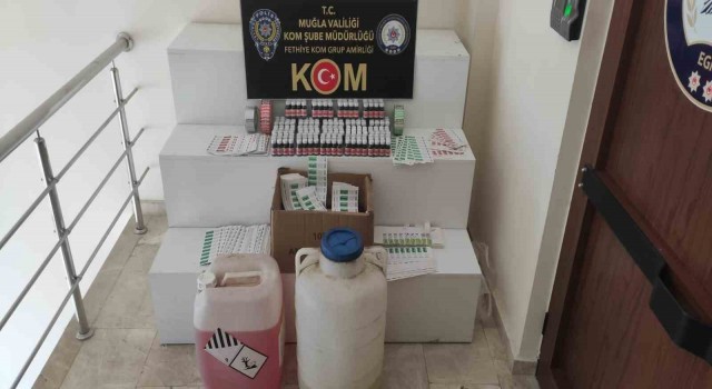 Fethiyede sahte krem üreten kişi yakalandı