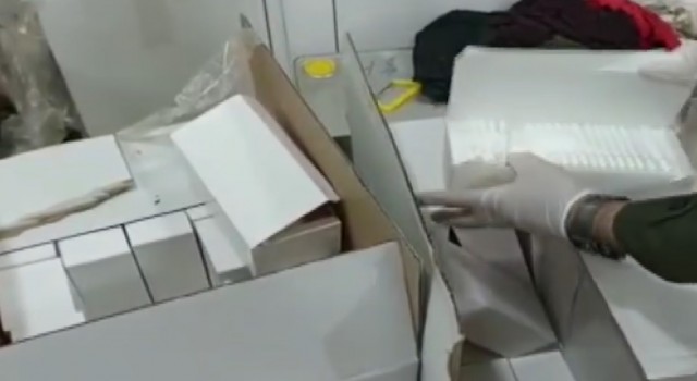 Gaziantepte kaçak sigara operasyonu: 2 gözaltı