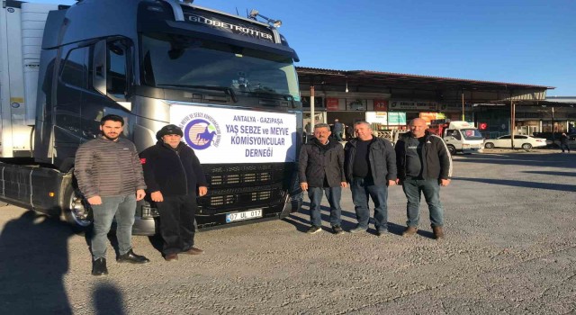 Gazipaşadan deprem bölgesine 2 yardım tırı yola çıktı