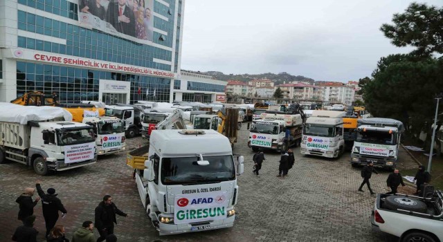 Giresun iş dünyası depremzedeler için seferber oldu