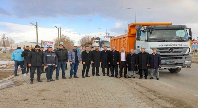 Gürpınar Belediyesi deprem bölgeleri için seferber oldu