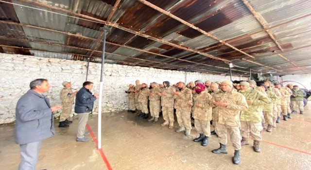 Güvenlik korucuları afet bölgesine sevk edildi