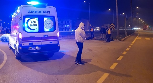 Hassada trafik kazası: 2 yaralı