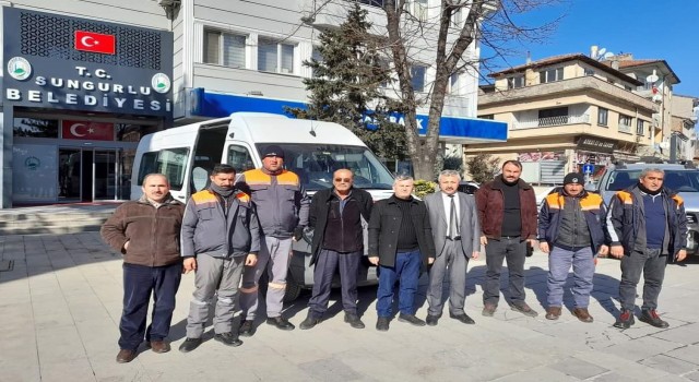 Hataya takviye ekip ve yakacak gönderildi