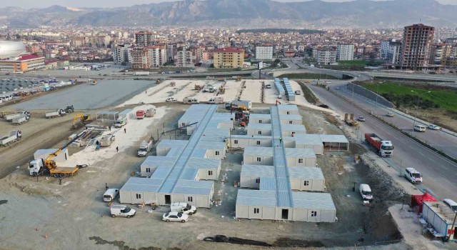 Hatayda 96 konteynerden oluşan 54 yataklı hastanenin yapımı tamamlandı