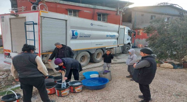Hatayda su sorunu Cuma günü bitecek