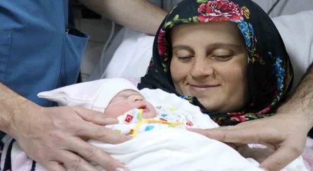 Hatice dünyaya gözlerini TCG Bayraktarda açtı