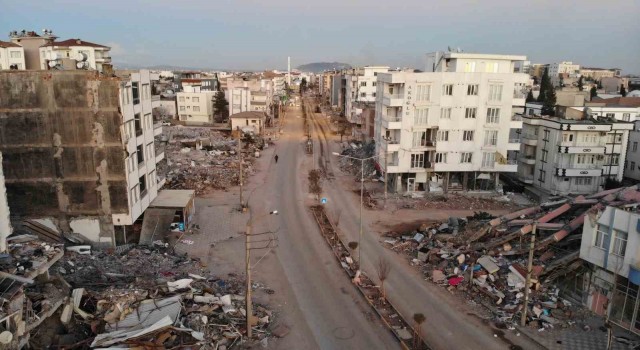 Havadan çekilen görüntüler Adıyamandaki felaketin büyüklüğünü gözler önüne serdi