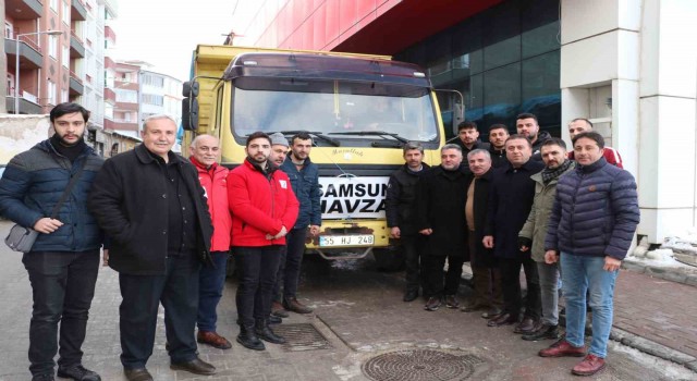Havzadan deprem bölgesine bir kamyon yakacak