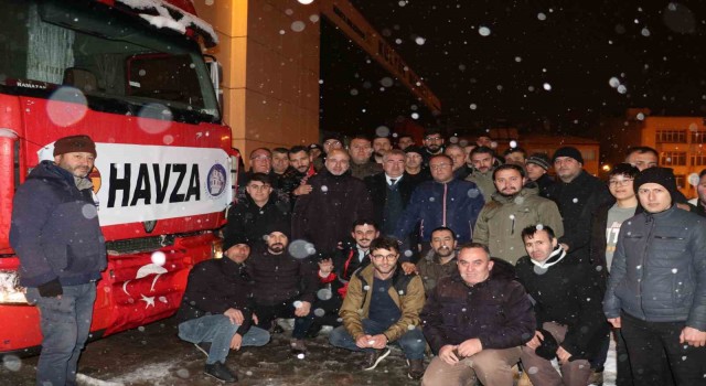 Havzadan deprem bölgesine yardım tırı