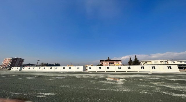 İGA İstanbul Havalimanının Hatayda kurduğu konteyner kent 8 Martta açılacak