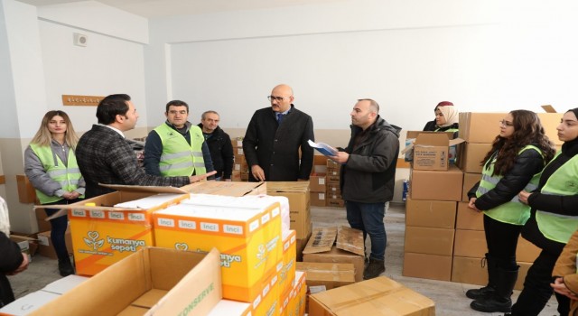 İpekyolunda yardım çalışmaları aralıksız devam ediyor